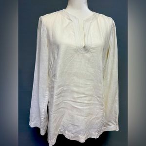 Banana Republic linen Morrocan style blouse. Size medium